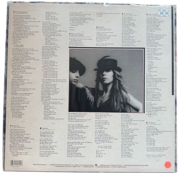 Rickie Lee Jones Pirates Vinyl LP Record – 1981 Warner Bros. - Picture 7 of 8